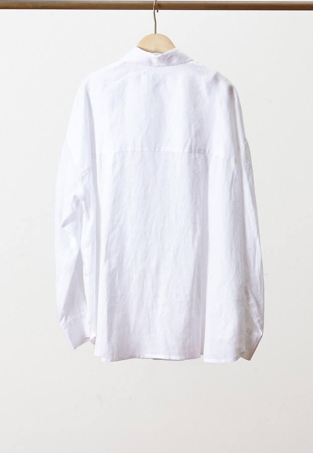60リネンシャツ 詳細画像 Offwhite 2