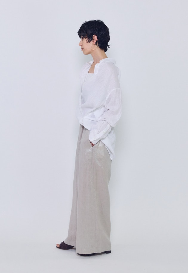 60リネンシャツ 詳細画像 Offwhite 6