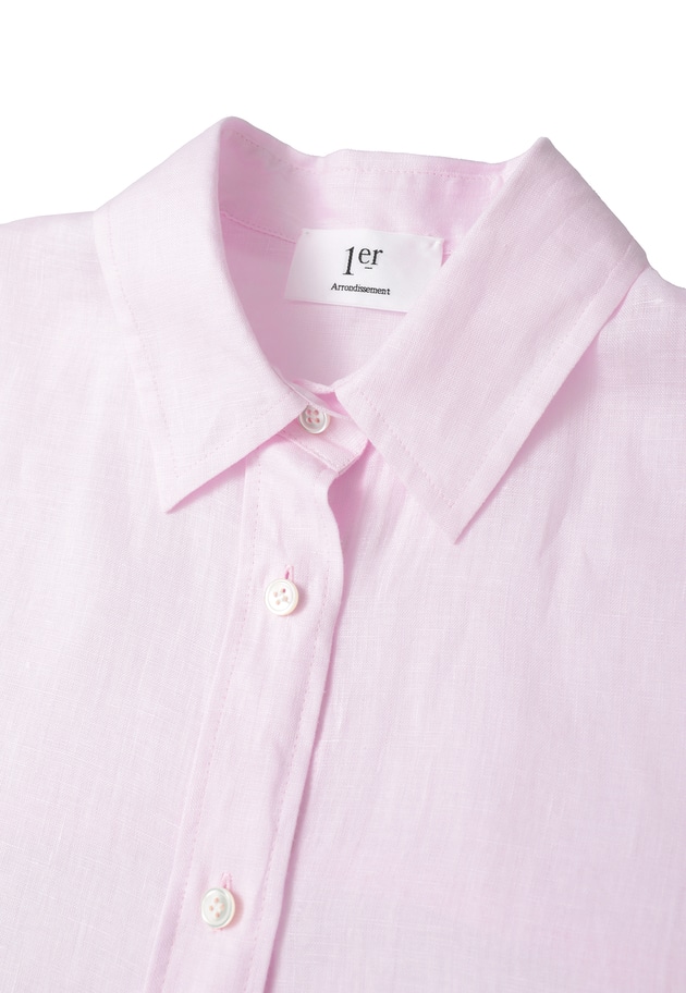 60リネンシャツ 詳細画像 Pink 13
