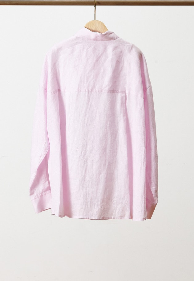 60リネンシャツ 詳細画像 Pink 3