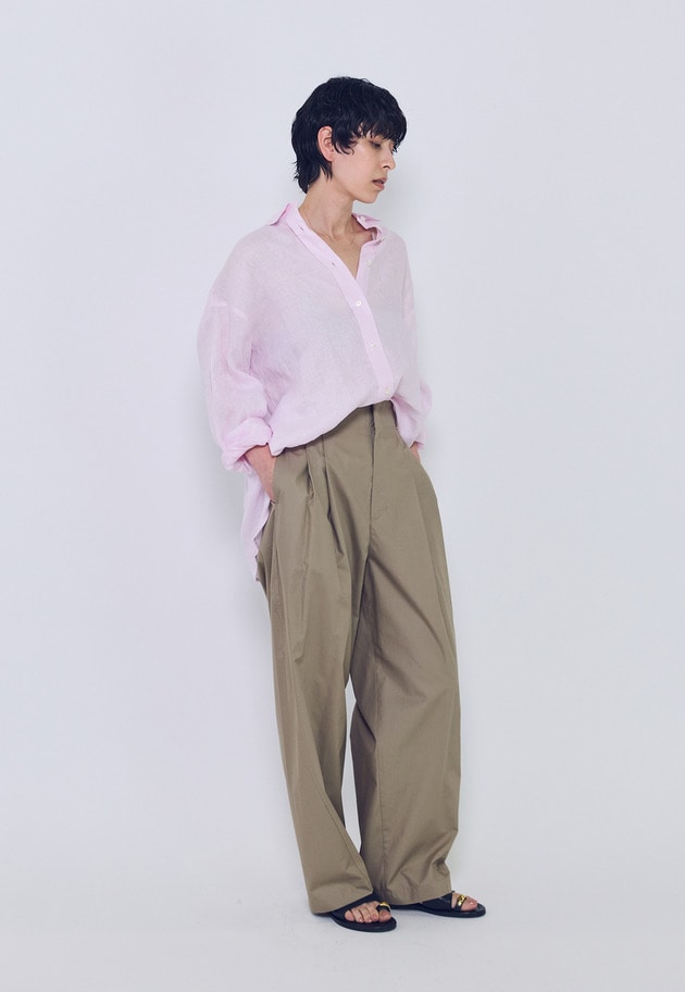60リネンシャツ 詳細画像 Pink 4