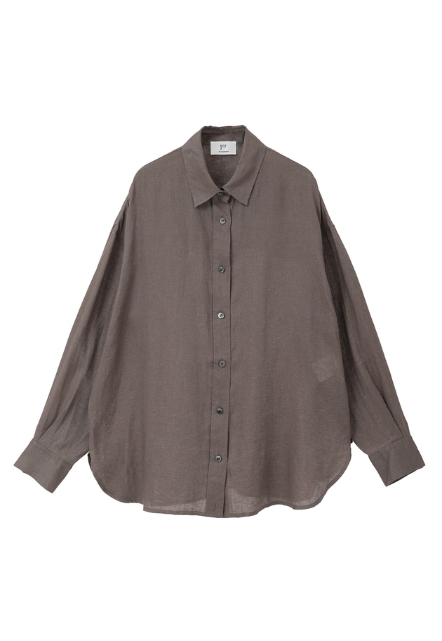 60リネンシャツ 詳細画像 Khaki 11