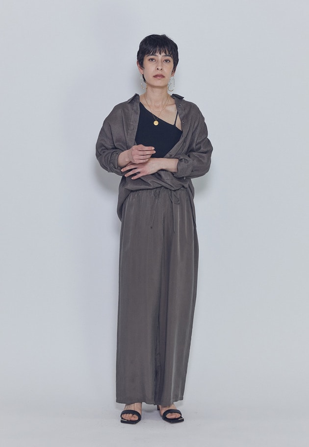 60リネンシャツ 詳細画像 Khaki 2