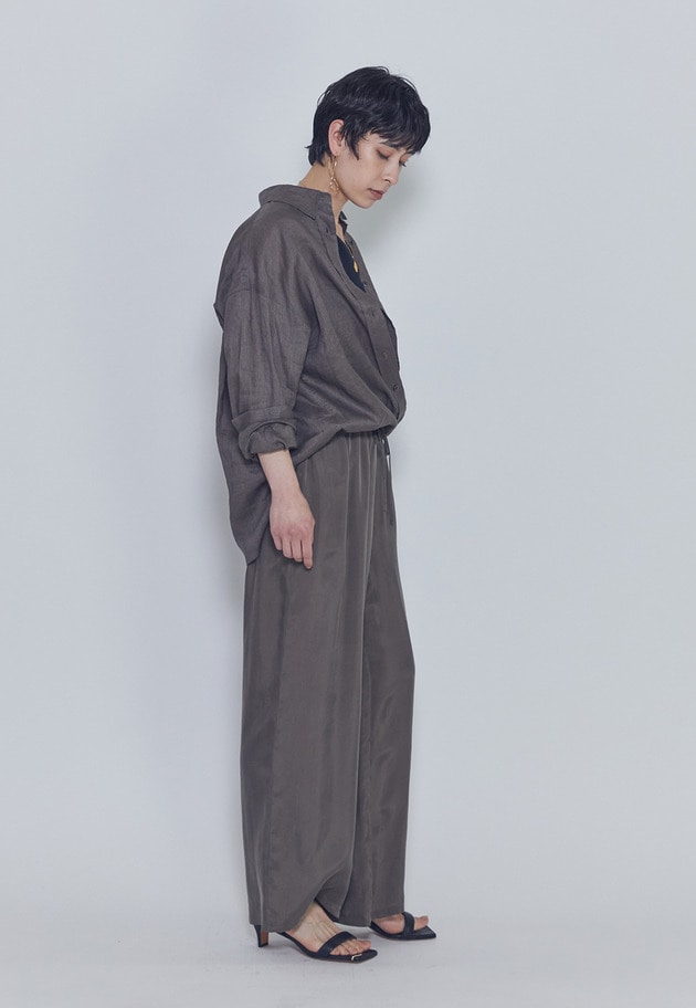 60リネンシャツ 詳細画像 Khaki 4