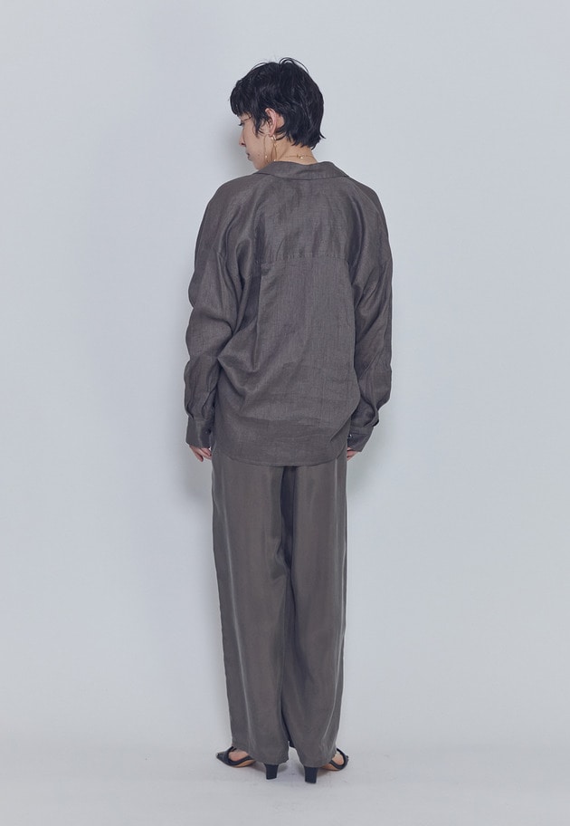 60リネンシャツ 詳細画像 Khaki 5