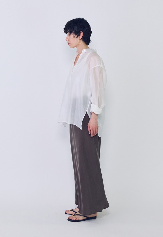 シアーテンセルシャツ 詳細画像 Offwhite 5