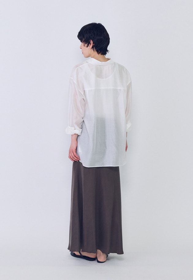 シアーテンセルシャツ 詳細画像 Offwhite 6