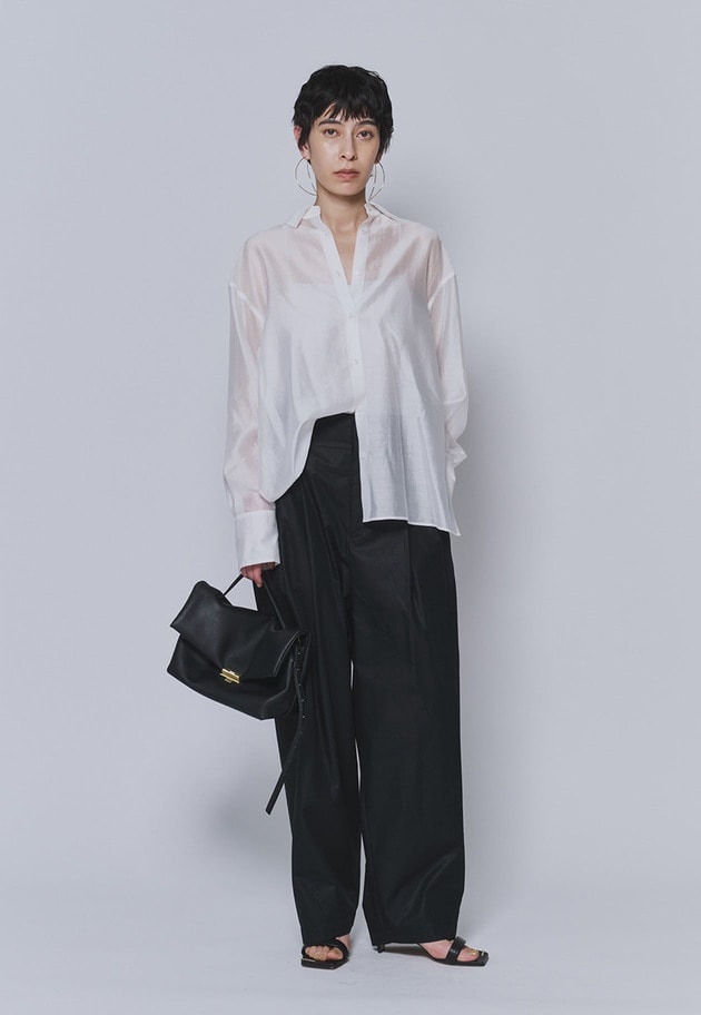 シアーテンセルシャツ 詳細画像 Offwhite 9