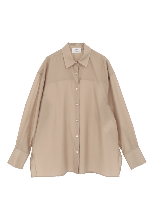 シアーテンセルシャツ 詳細画像 Beige 11