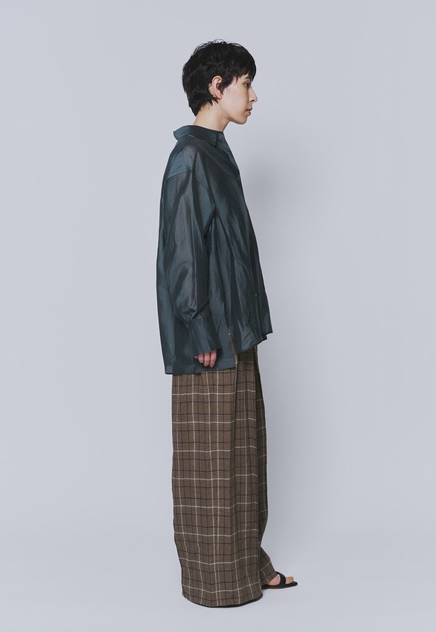 シアーテンセルシャツ 詳細画像 Green 4