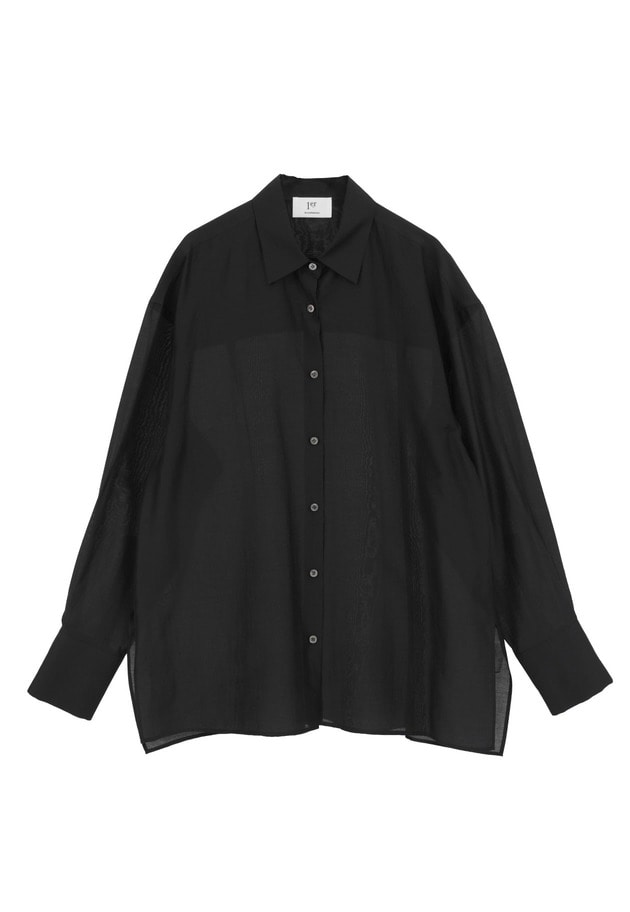 シアーテンセルシャツ 詳細画像 Black 11
