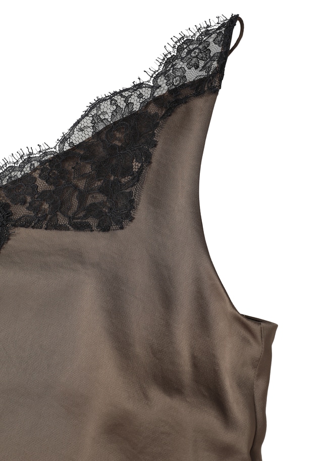 【追加】レースサテンキャミソール 詳細画像 Mocha 14