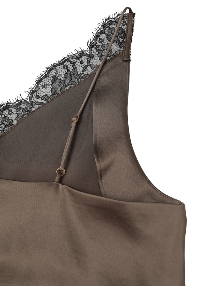 【追加】レースサテンキャミソール 詳細画像 Mocha 15