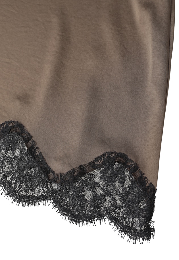 【追加】レースサテンキャミソール 詳細画像 Mocha 16