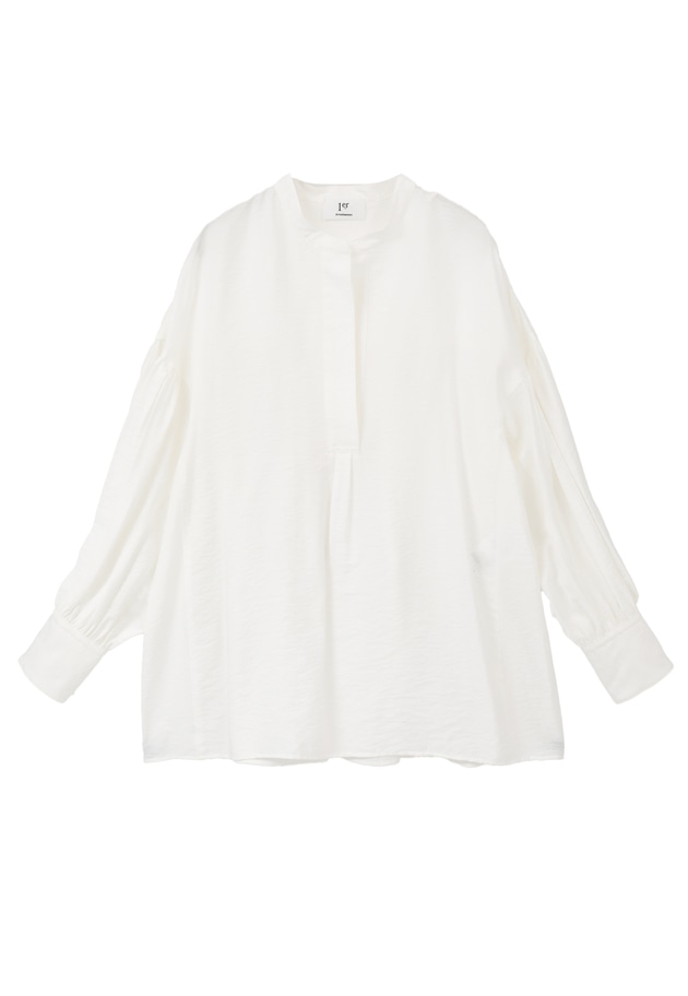 モダールナイロンシルクスキッパーブラウス 詳細画像 Offwhite 11