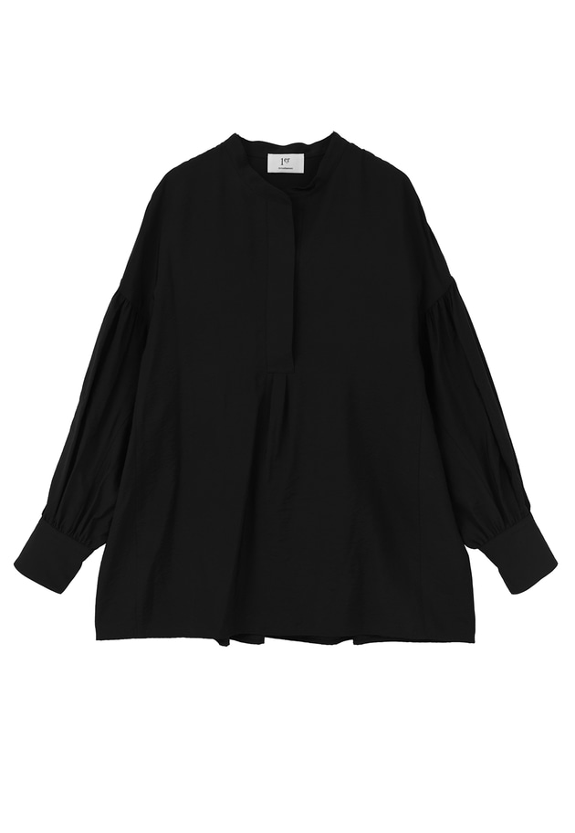 モダールナイロンシルクスキッパーブラウス 詳細画像 Black 11