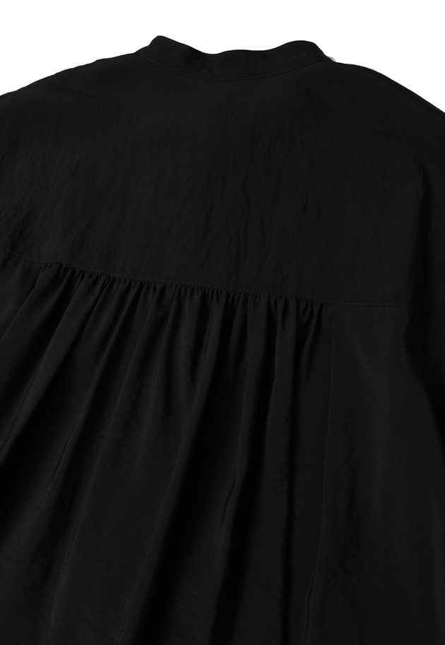 モダールナイロンシルクスキッパーブラウス 詳細画像 Black 14