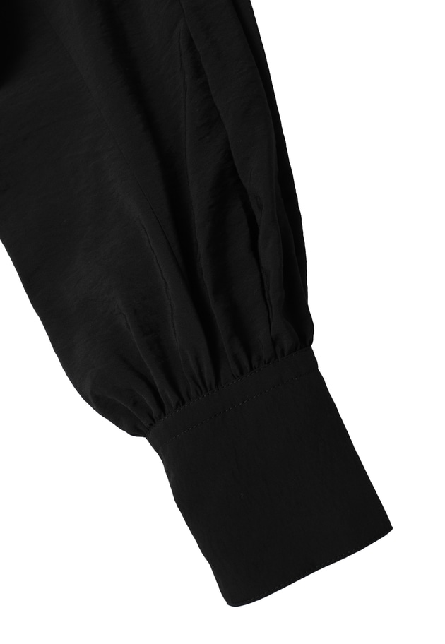 モダールナイロンシルクスキッパーブラウス 詳細画像 Black 15