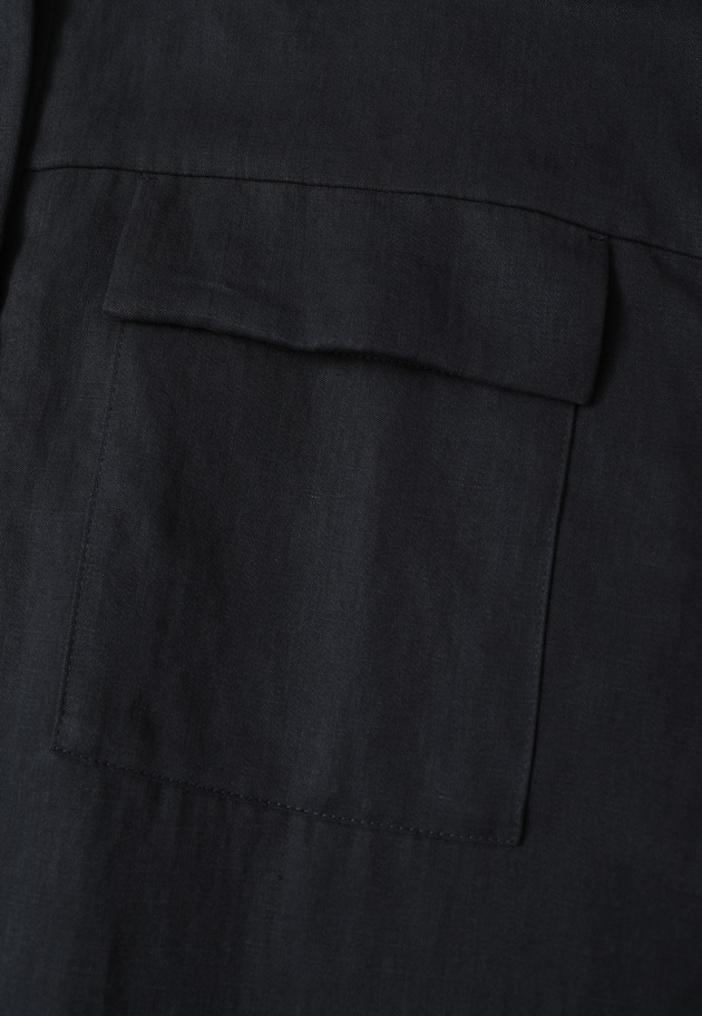 テンセルリネンノースリーブシャツ 詳細画像 Navy 18