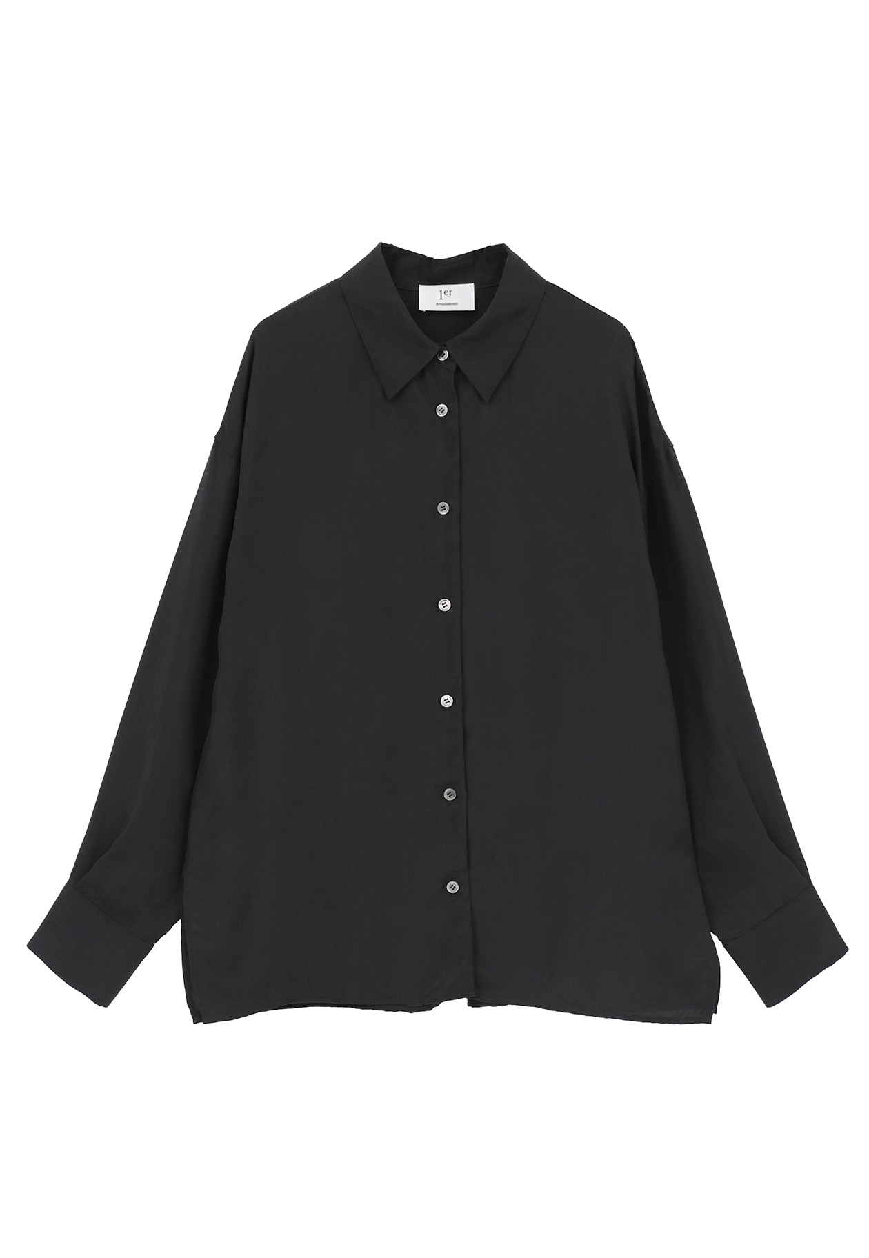 1er Arrondissement プルミエ アロンディスモン キュプラフィブリルシャツ B1052AFB044 チャコールグレー 38 新色追加2】キュプラフィブリルシャツ】｜1er Arrondissement