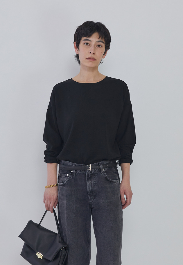 【追加2】ジョーゼットプルオーバー 詳細画像 Black 5