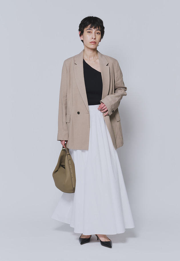 【予約】リネンビスコースジャケット 詳細画像 Beige 4