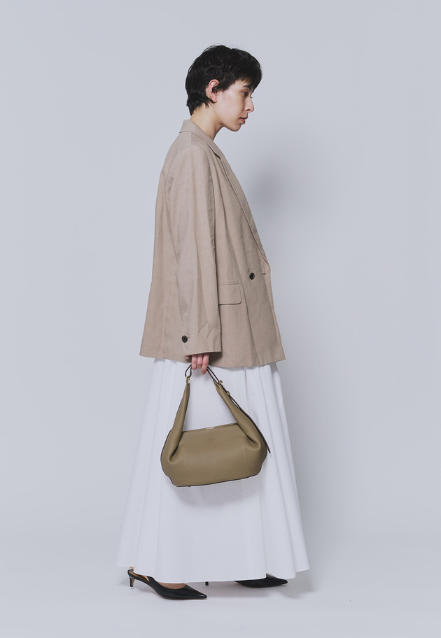 【予約】リネンビスコースジャケット 詳細画像 Beige 5