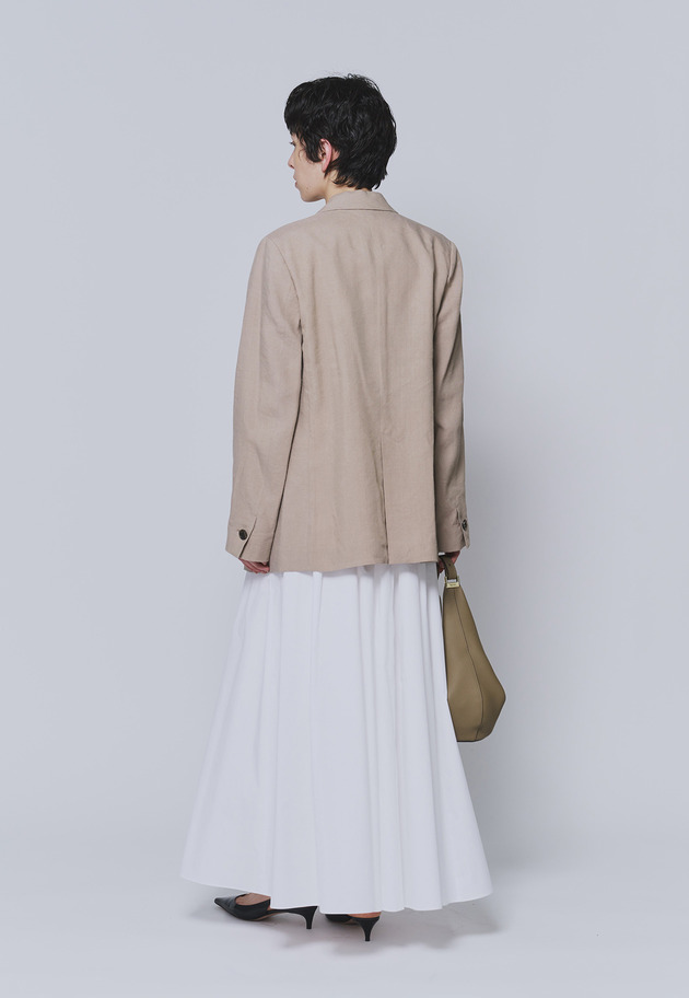 【予約】リネンビスコースジャケット 詳細画像 Beige 6