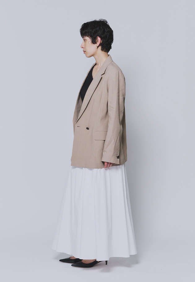 【予約】リネンビスコースジャケット 詳細画像 Beige 7