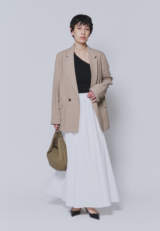 リネンビスコースジャケット 詳細画像 Beige 8