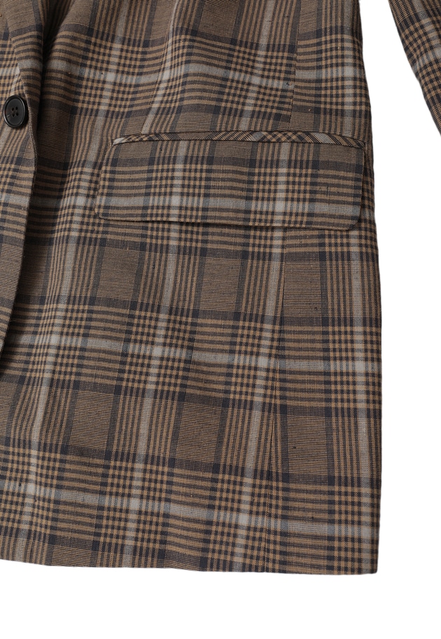 リネンビスコースジャケット 詳細画像 Check 15