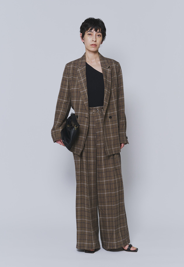 【予約】リネンビスコースジャケット 詳細画像 Check 3