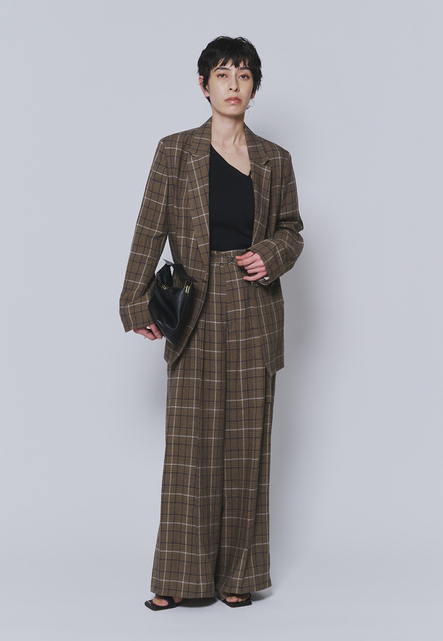 【予約】リネンビスコースジャケット 詳細画像 Check 4