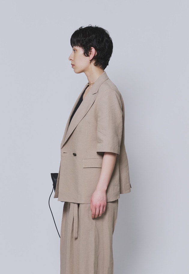 リネンビスコースジャケット 詳細画像 Camel 2