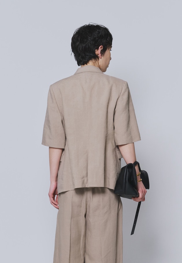 リネンビスコースジャケット 詳細画像 Camel 3