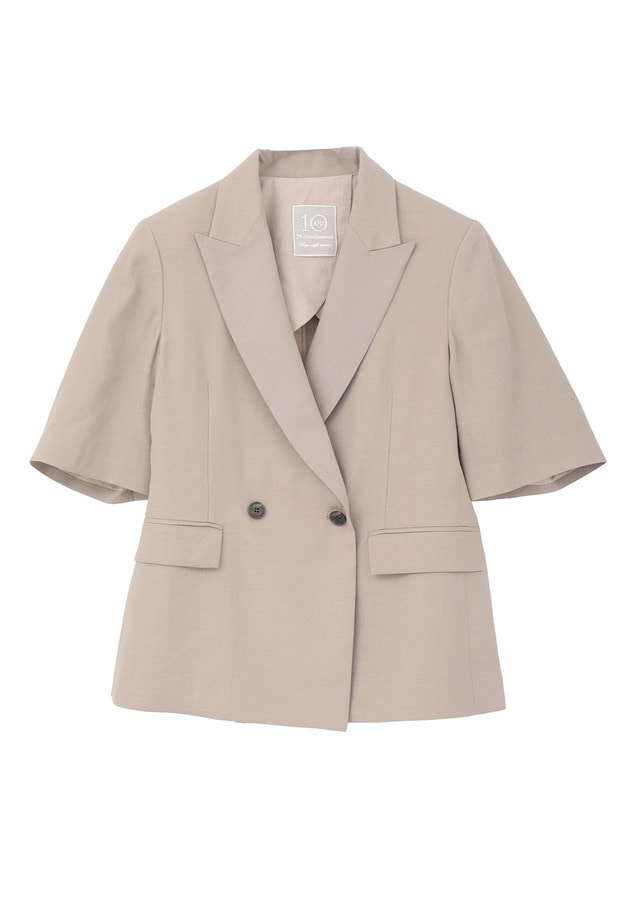 リネンビスコースジャケット 詳細画像 Camel 8