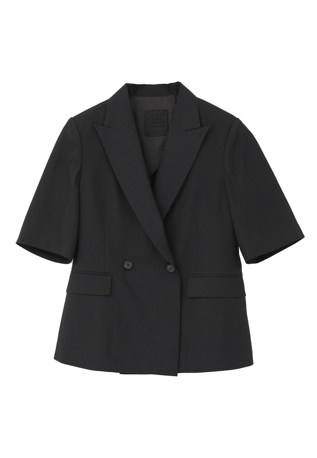 リネンビスコースジャケット 詳細画像 Black 11