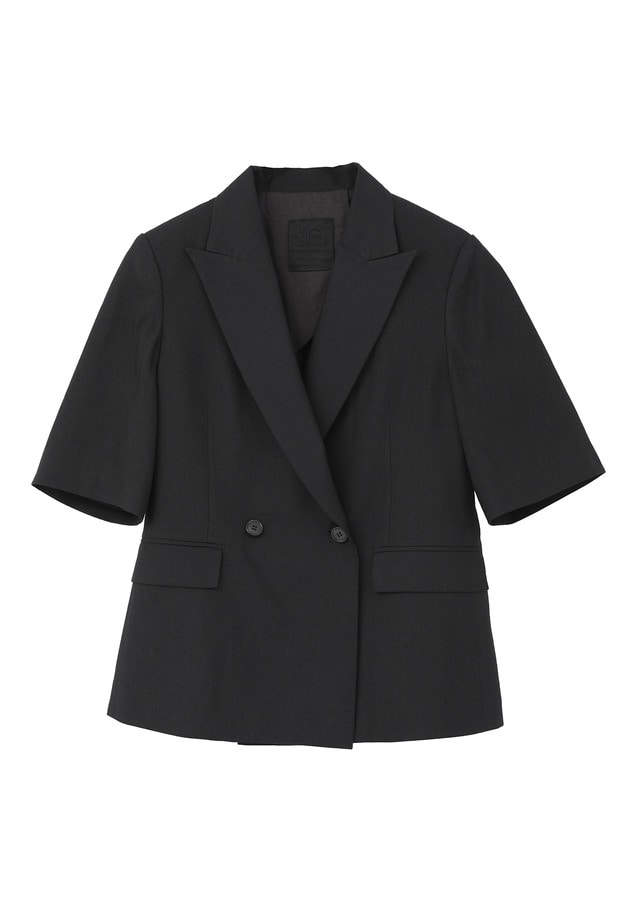 リネンビスコースジャケット 詳細画像 Black 7