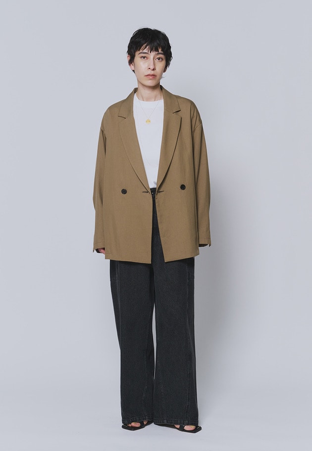 【追加・素材替え】テンセルツイルライトジャケット 詳細画像 Brown 2