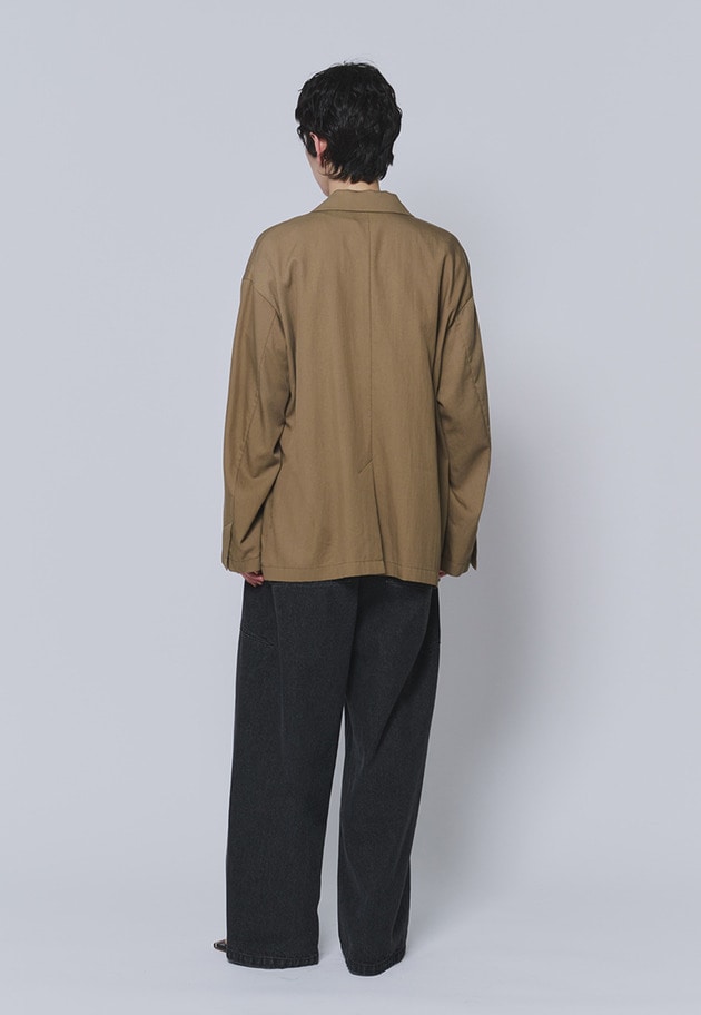 【追加・素材替え】テンセルツイルライトジャケット 詳細画像 Brown 4