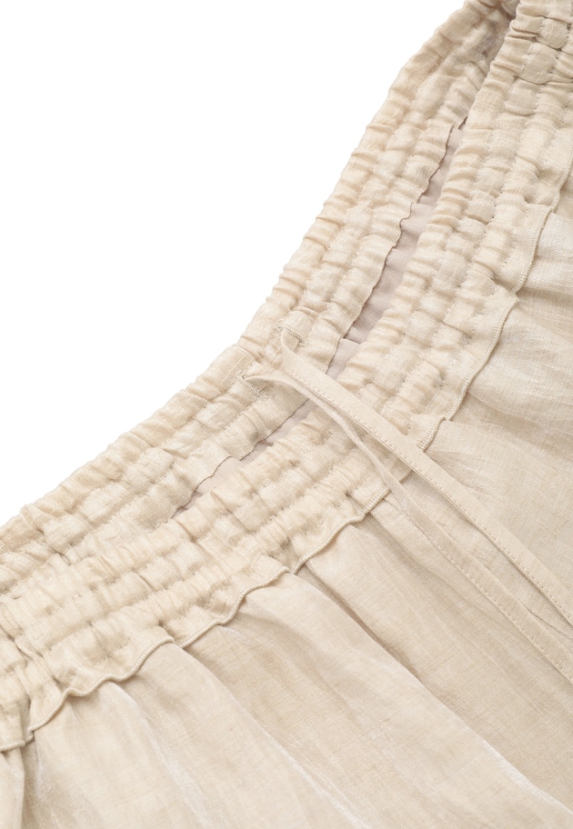 リネングロスワッシャーイージーパンツ 詳細画像 Gold 16