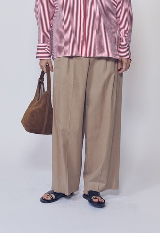 コットンタックトラウザー