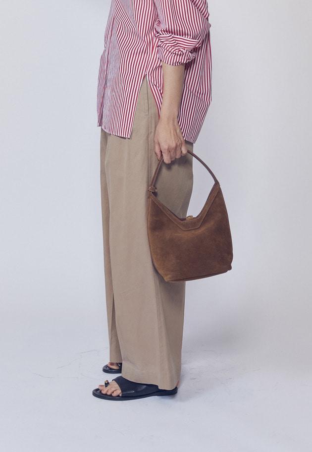 【予約】コットンタックトラウザー 詳細画像 Camel 2