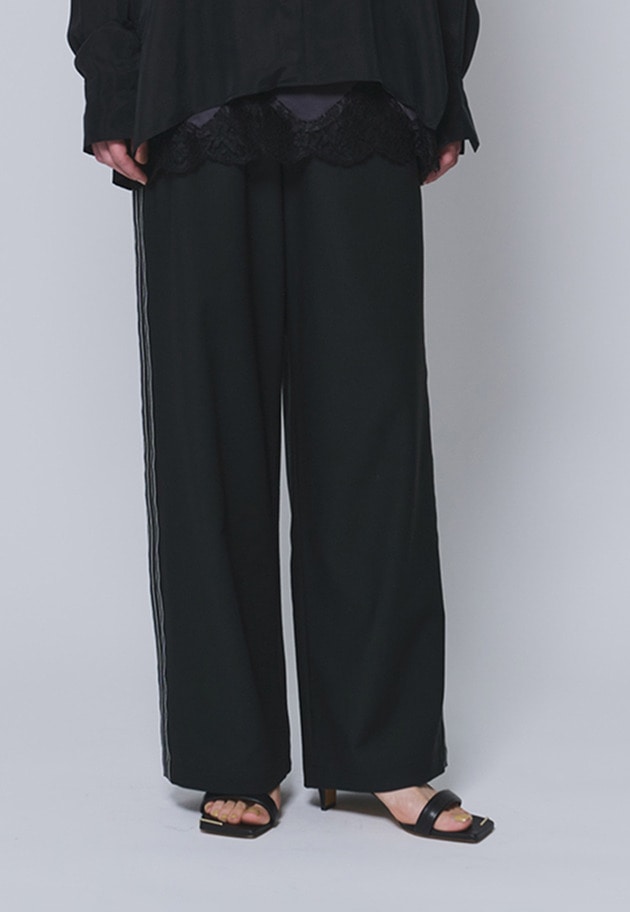 サイドラインパンツ 詳細画像 Black 2