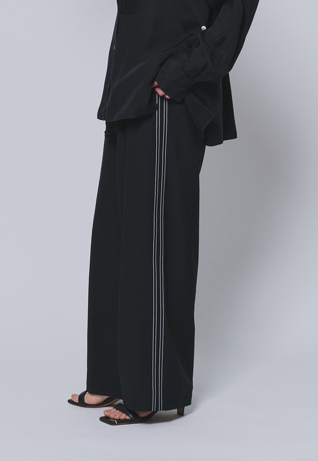 サイドラインパンツ 詳細画像 Black 3