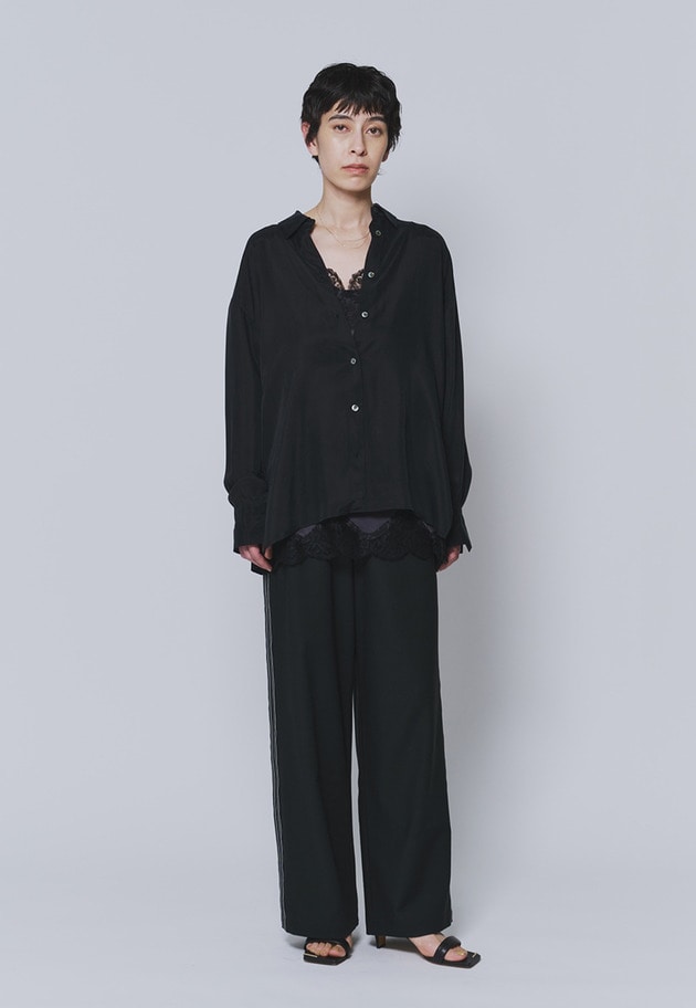 サイドラインパンツ 詳細画像 Black 4