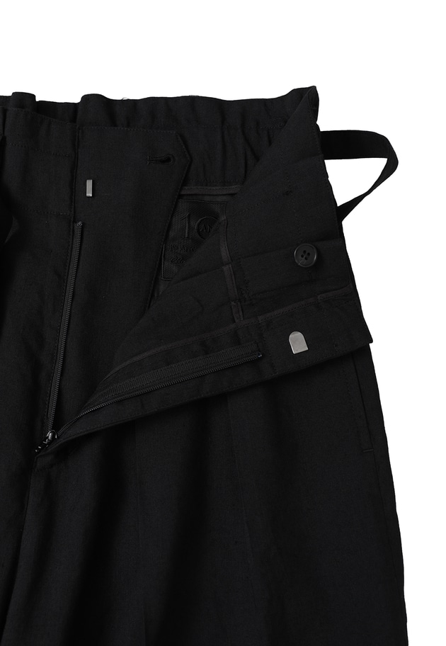 リネンビスコーストラウザー 詳細画像 Black 15