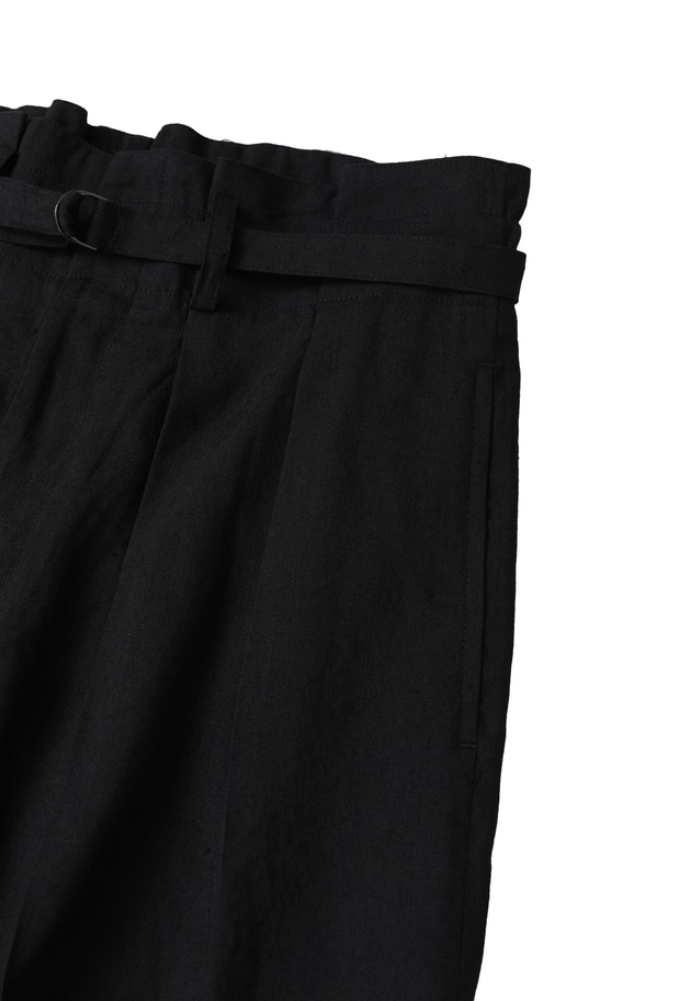 リネンビスコーストラウザー 詳細画像 Black 16