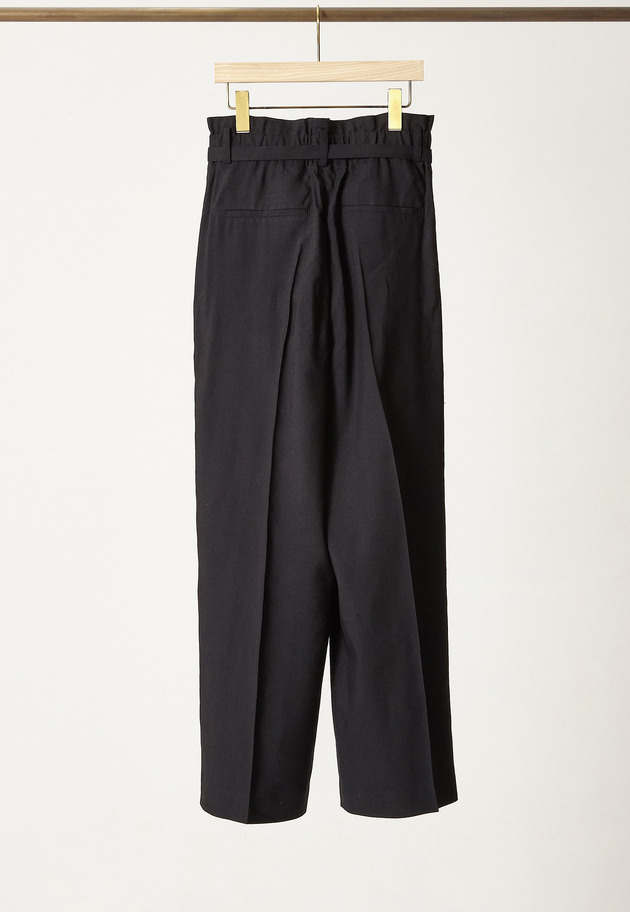 【予約】リネンビスコーストラウザー 詳細画像 Black 2