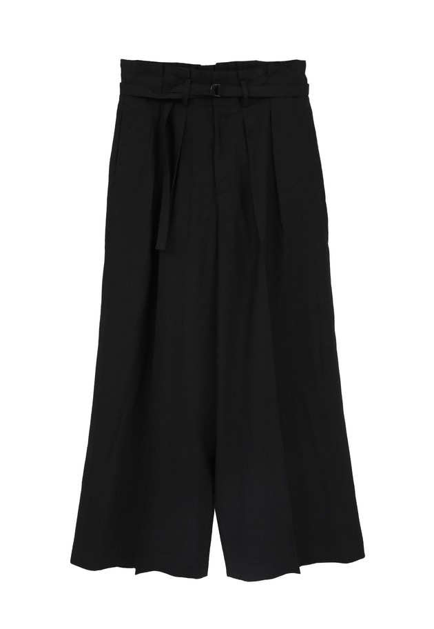 リネンビスコーストラウザー 詳細画像 Black 7